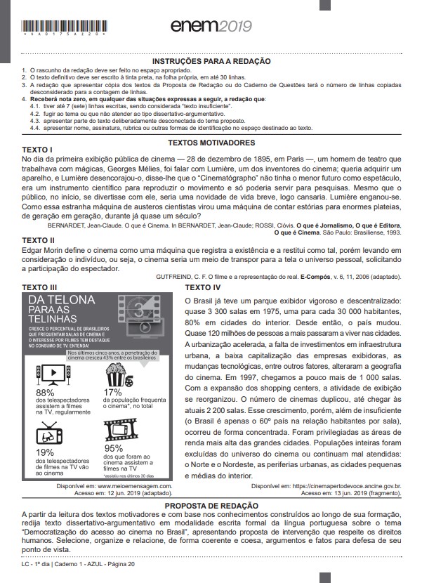 Redação no Enem g1 reúne 80 exemplos de textos nota mil no Exame Nacional do Ensino Médio